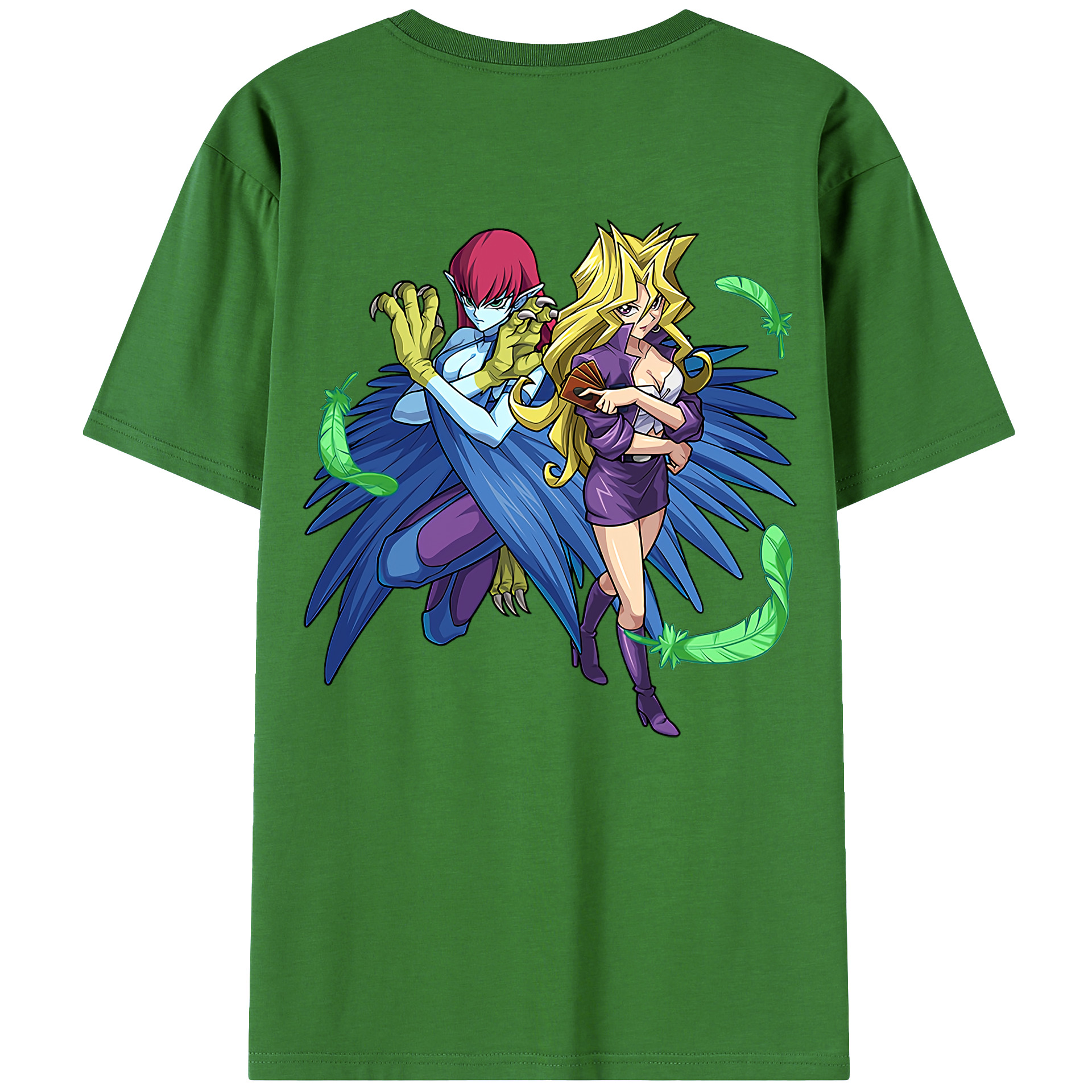 （画像用） 遊☆戯☆王 Yu-Gi-Oh! レディース半袖Tシャツ(バックプリント)